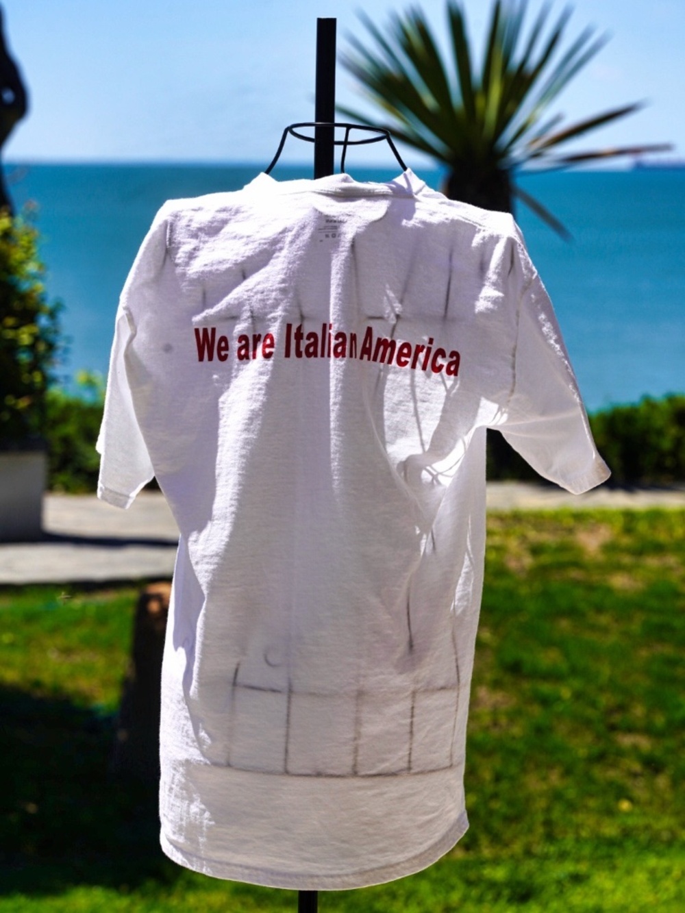 Italian Sons and Daughters of America (ISDA) Graphic Tee – White, Size M